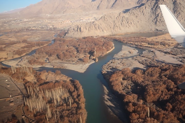 Another view of river confluence in Ladakh Leh