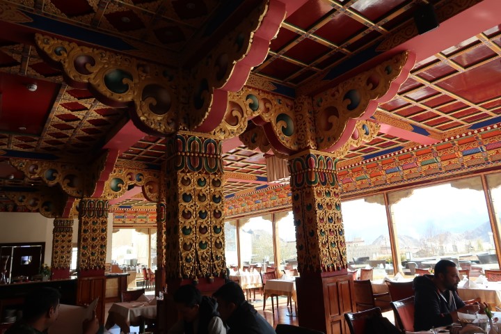 In-house restaurant Zasgyath of the Grand Dragon Ladakh Hotel in Leh