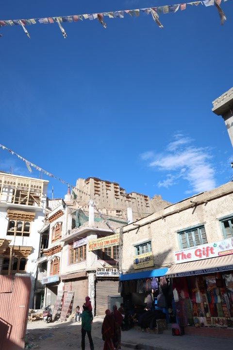 Finally reaching Leh Market after a tiring 10 minutes walk uphill from the Grand Dragon Ladakh Hotel which took 15 minutes