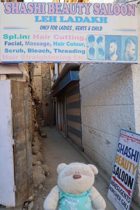 Haircut at Shashi Beauty Salon at Leh Market Ladakh