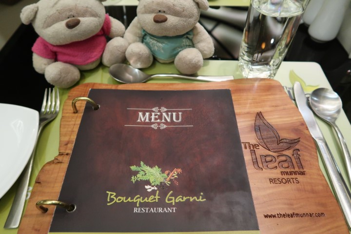 Menu of Bouquet Garni The Leaf Munnar Restaurant