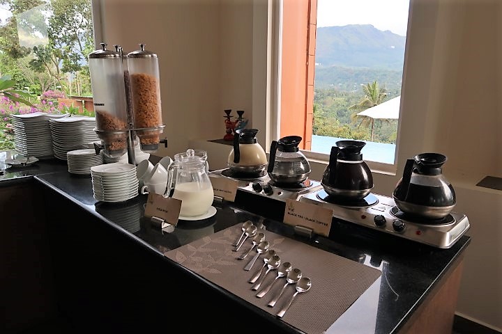 Coffee & Tea Breakfast at The Leaf Munnar Hotel