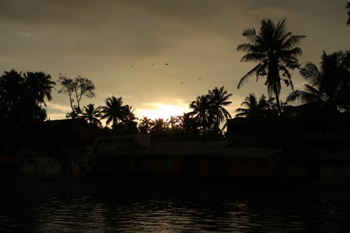 Sunset Kerala Backwaters Alleppey