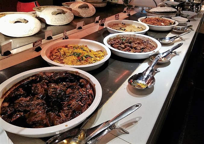 Local food fare buffet at Spice Brasserie Parkroyal Kitchener Road