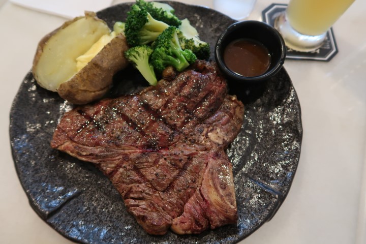 Singapore Prepared Porterhouse Steak (400 grams) Close Up