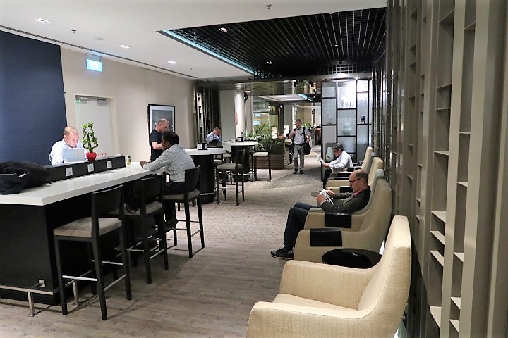 Inside Dnata Lounge Terminal 1 Changi Airport Singapore