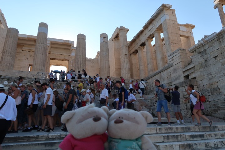 2bearbear @ The  Propylaia (Acropolis Athens)