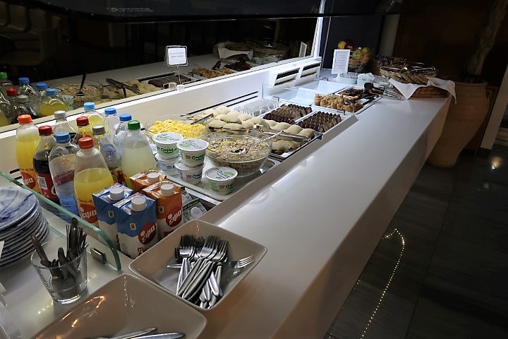 Breakfast Spread at Skyserv Melina Lounge Athens Airport