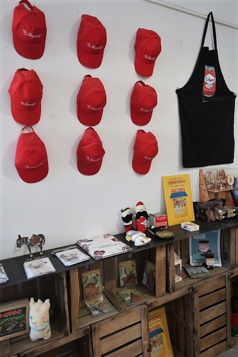 Cool gifts at Tomato Industrial Museum Santorini