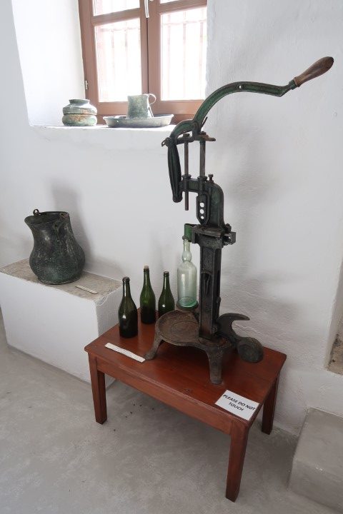 A bottling machine used at Vallindra Kitron Distillery