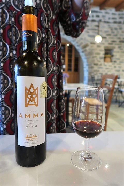 Amma Dessert Wine from Moraitis Winery Paros