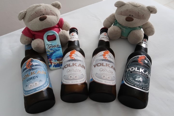 Volkan beers bought in Paros Greece