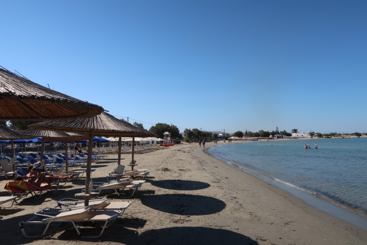 St. George Beach Naxos in the morning