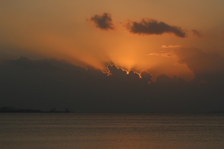 Almost sunrise at Yaka Beach Okinawa