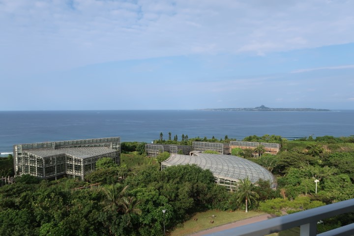 Saying goodbye to this amazing view of Le Island from Wisteria Condominium Resort Okinawa