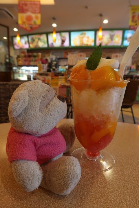 Acerola and Sweet Mango Dessert at Fruits Cafe Okinawa