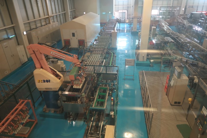 Packaging Process at Orion Beer Factory Okinawa