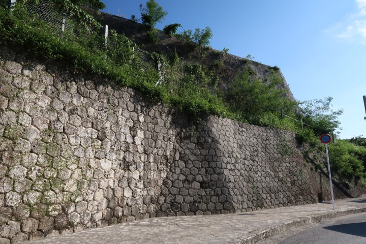 Walls surrounding Shurijo Castle Okinawa