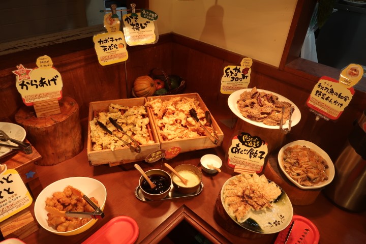 Karakara Okinawan Buffet - Tempura Fried Food Options
