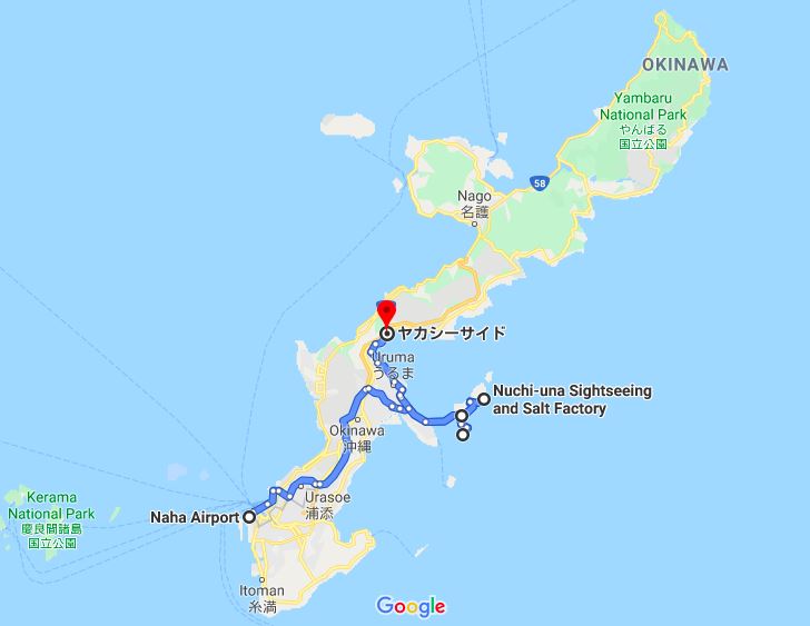 Okinawa Travel Itinerary Day 1