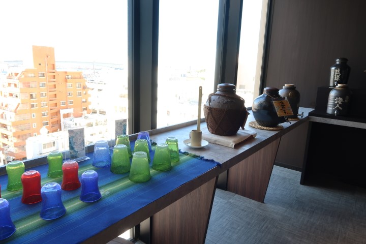 Views from Club Lounge of Hotel Aqua Citta Naha Okinawa