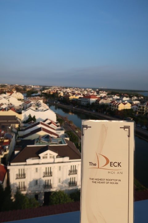The Deck - Rooftop Bar of Hotel Royal for best views of Hoi An