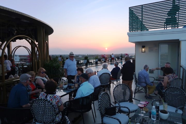 The Deck Rooftop Bar Hotel Royal Hoi An @ Sunset