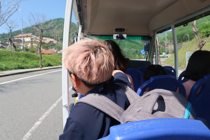 Shuttle Bus to bring us to the entrance of Ba Na Hills