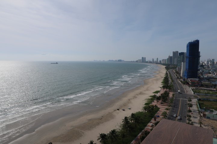 View from rooftop of Seashore Hotel Apartment Da Nang