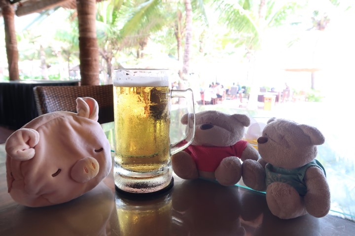 Draft beer at Temple Da Nang Resort