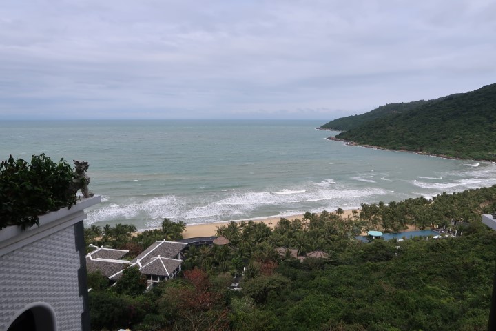 First look from the top of InterContinental Danang Resort...breath-taking!