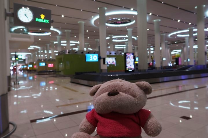 Arriving at Dubai International Airport at 4am local time
