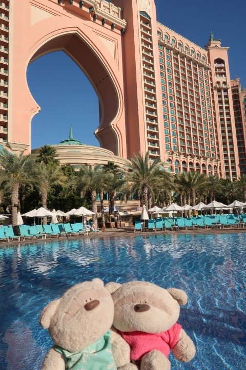 2bearbear at Royal Pool of Atlantis The Palm Dubai