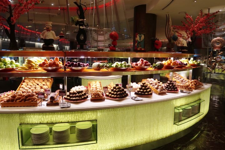 Fruits and Pastries at Saffron Restaurant Atlantis Dubai