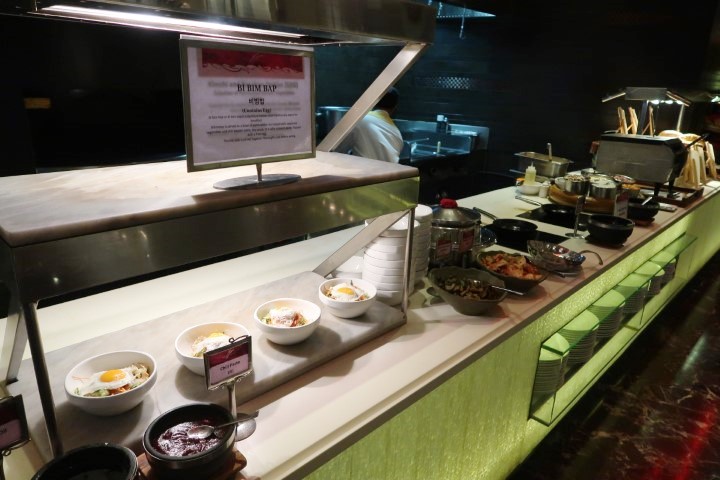Korean food of Bibimbap at Saffron Restaurant Atlantis Dubai