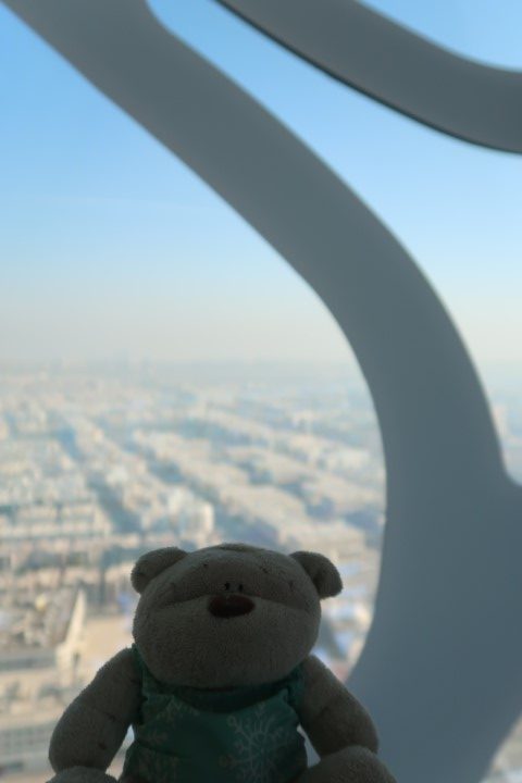 2bearbear at the top of Dubai Frame
