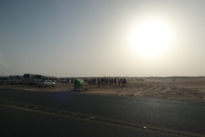 Stopover at to change to a different vehicle to take us into the desert