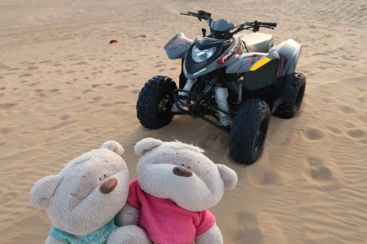 All Terrain Vehicle (ATV) during Dubai Desert Tour