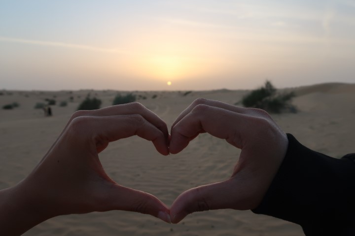 Dubai desert sunset (Love!)