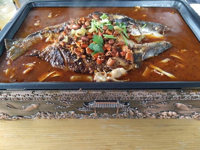 Pickled Pepper Basa Fish Ni Pang Zi Grilled Fish Boat Quay