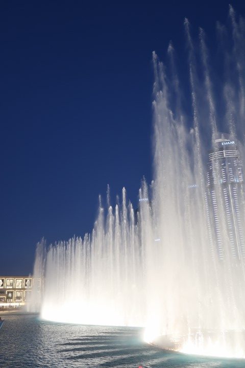 Dubai Fountain from Urbanscape Green Roof at Dubai Opera Garden 3