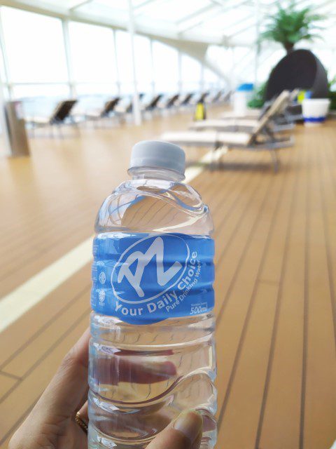 Another bottled water option on Quantum of the Seas