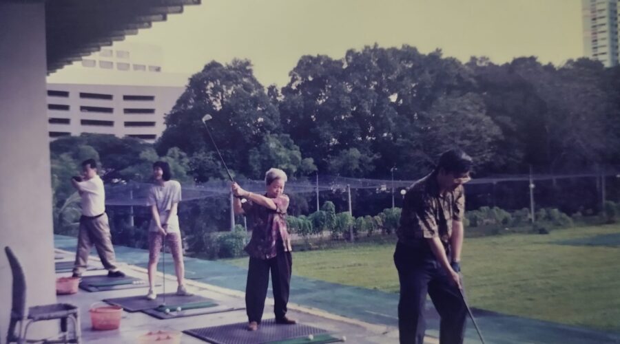 My grandmother can play better golf than you