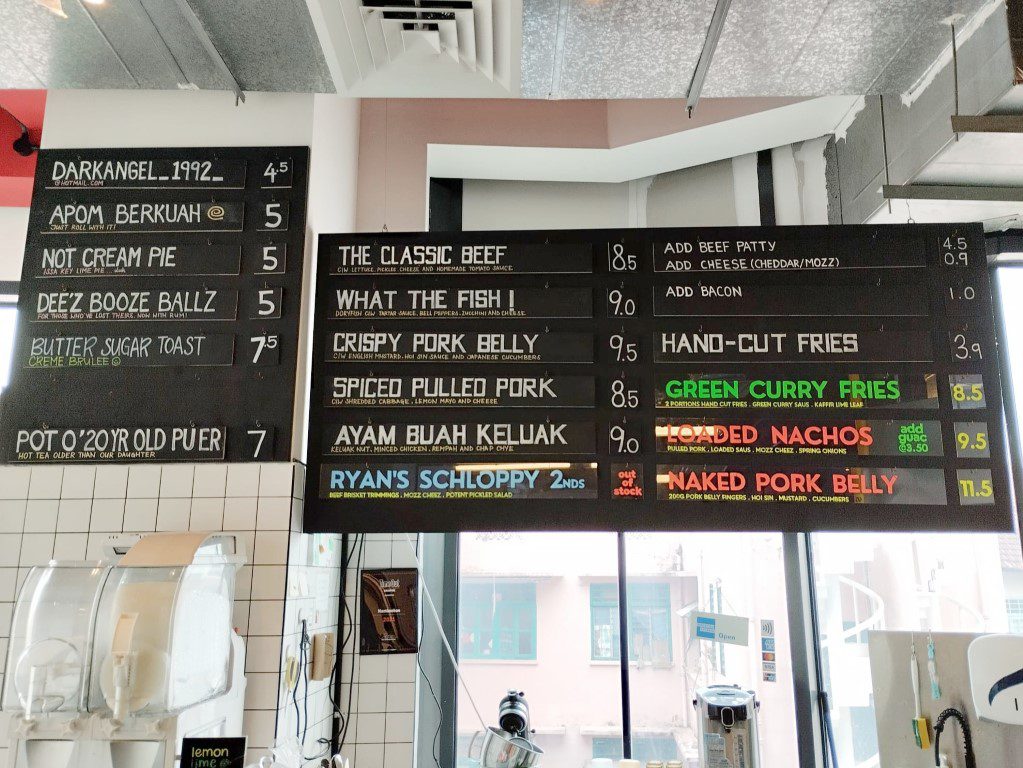 Lil's Taproom Food Menu