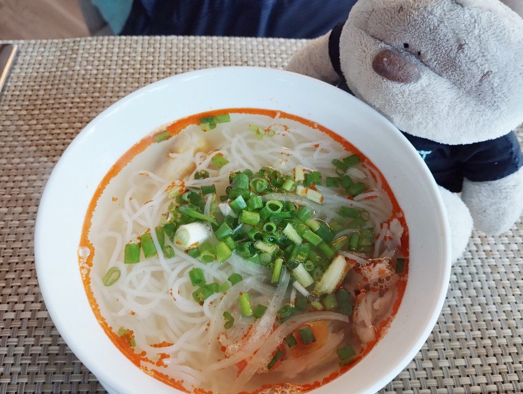 Seashells Phu Quoc Hotel & Spa Breakfast Buffet What We Had - Fish Noodles