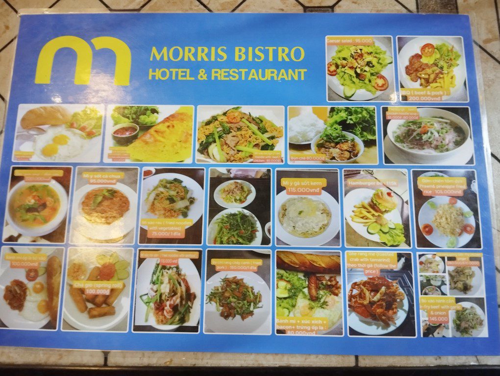 Sonasea Shopping Center Morris Bistro Hotel and Restaurant Menu 2