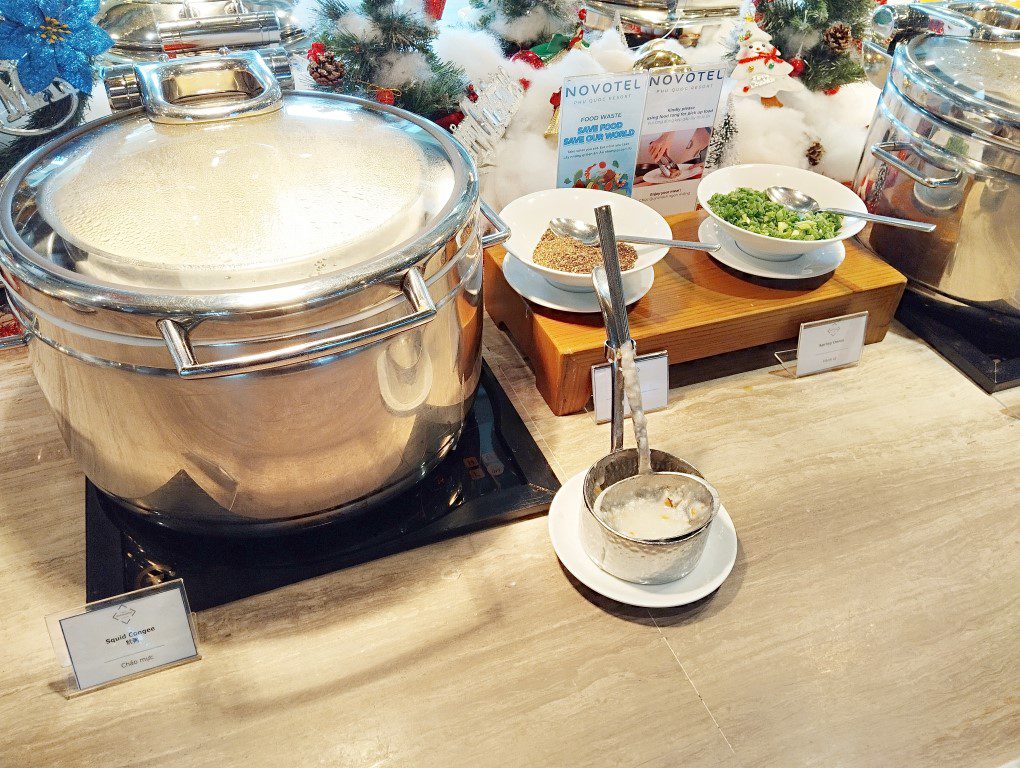 Novotel Phu Quoc Resort Breakfast Buffet at Food Exchange - Squid Congee