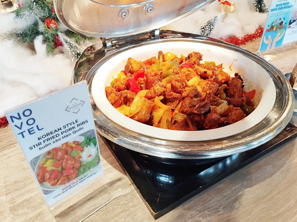 Novotel Phu Quoc Resort Breakfast Buffet at Food Exchange - Korean Style Stir Fried Pork Ribs