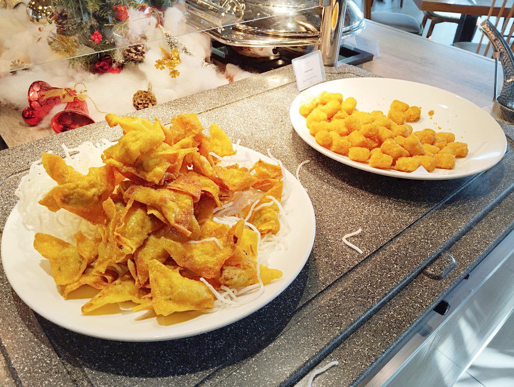 Novotel Phu Quoc Resort Breakfast Buffet at Food Exchange - Fried Dumplings and Hash Browns