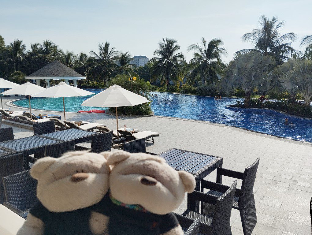 Swimming pool of Vinpearl Wonderworld Phu Quoc